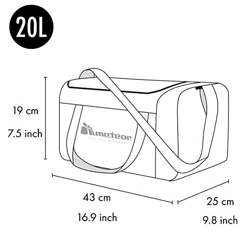 Bolsa de Deporte Gimnasio Fitness Viaje Vacaciones Deportiva - Bolso Universal con Bandolera - Bolsa plegada Ideal para jóvenes y Adultos, Hombre y Mujer 20L y 40L (Gris/Negro, 20 L) Bolsa de Deporte Gimnasio Fitness Viaje Vacaciones Deportiva - Bolso Universal con Bandolera - Bolsa plegada Ideal para jóvenes y Adultos, Hombre y Mujer 20L y 40L (Gris/Negro, 20 L)