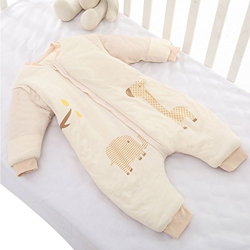 Bolsa de Dormir de Bebé de Mangas Largas,Invierno Sacos de Dormir para Bebé Niños Niñas 3.5 Tog L Bolsa de Dormir de Bebé de Mangas Largas,Invierno Sacos de Dormir para Bebé Niños Niñas 3.5 Tog L