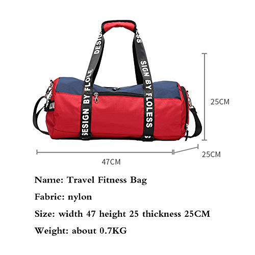 Bolsa de ejercicios para mujeres Sportsmessenger Gym Bag Yoga Sala de entrenamiento de natación Separación húmeda y seca Bolsas de viaje de corta distancia-black Bolsa de ejercicios para mujeres Sportsmessenger Gym Bag Yoga Sala de entrenamiento de natación Separación húmeda y seca Bolsas de viaje de corta distancia-black