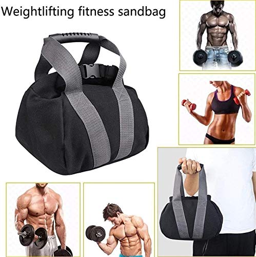 Bolsa De Entrenamiento De Peso Ajustable De 2pcs Sandbag, Entrenamiento De Levantamiento De Pesas Inicio Gimnasio Portátil Fuerza Equipo De Fitness con Asas Cómodas, Cremallera