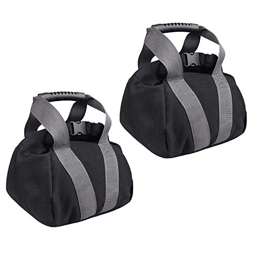 Bolsa De Entrenamiento De Peso Ajustable De 2pcs Sandbag, Entrenamiento De Levantamiento De Pesas Inicio Gimnasio Portátil Fuerza Equipo De Fitness con Asas Cómodas, Cremallera