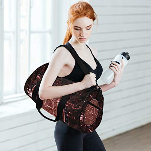 Bolsa de gimnasio digital con información sobre código de tiempo para mujeres, hombres, viajes, deportes, campamento y danza Bolsa de gimnasio digital con información sobre código de tiempo para mujeres, hombres, viajes, deportes, campamento y danza