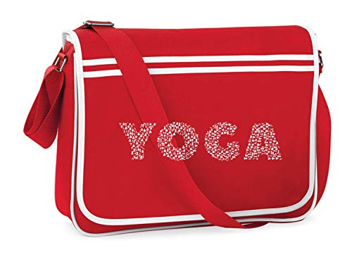Bolsa de hombro para Yoga con tipografía de tipo de texto de Druckerlebnis24.
