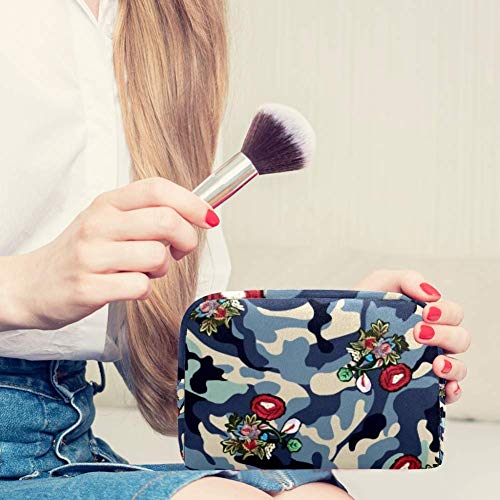 Bolsa de maquillaje personalizada para brochas de maquillaje, bolsas de aseo portátiles para mujeres, bolso cosmético, organizador de viaje, torrent cártamo