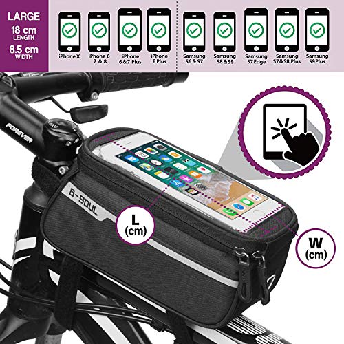 Bolsa de Marco de Bicicleta, Mini Bomba para Bicicleta,16 en 1 Herramienta multifunción para bicicleta con kit de parche y palancas para neumáticos,Soporte Movil Bicicleta Bolsa de Marco de Bicicleta, Mini Bomba para Bicicleta,16 en 1 Herramienta multifunción para bicicleta con kit de parche y palancas para neumáticos,Soporte Movil Bicicleta