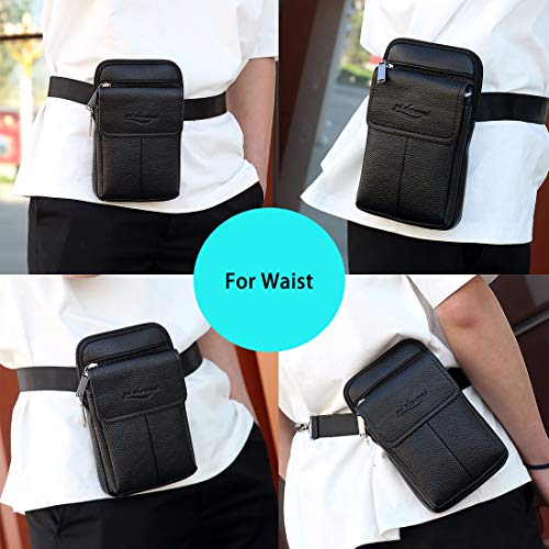 Bolsa de Teléfono de Cuero de PU, Cinturón Táctical Bolsa de Cintura, 6.5" Funda Piel Bolsa Movil Impermeable Bolsa de Mensajero Hombro Bolso de Cintura Hombre Cuero Cartera Bolsa Funda Protectora Bolsa de Teléfono de Cuero de PU, Cinturón Táctical Bolsa de Cintura, 6.5" Funda Piel Bolsa Movil Impermeable Bolsa de Mensajero Hombro Bolso de Cintura Hombre Cuero Cartera Bolsa Funda Protectora