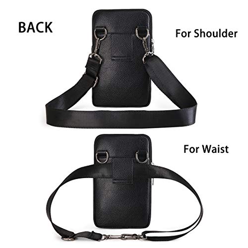 Bolsa de Teléfono de Cuero de PU, Cinturón Táctical Bolsa de Cintura, 6.5" Funda Piel Bolsa Movil Impermeable Bolsa de Mensajero Hombro Bolso de Cintura Hombre Cuero Cartera Bolsa Funda Protectora Bolsa de Teléfono de Cuero de PU, Cinturón Táctical Bolsa de Cintura, 6.5" Funda Piel Bolsa Movil Impermeable Bolsa de Mensajero Hombro Bolso de Cintura Hombre Cuero Cartera Bolsa Funda Protectora