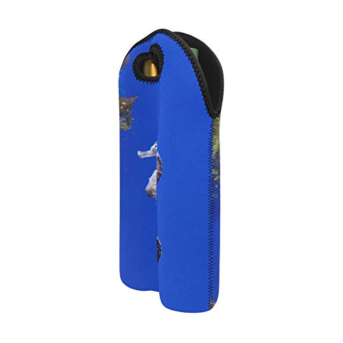 Bolsa de vino de 2 botellas Caballito de mar Peces de acuario Caballito de mar es un género de Sma Bolsa de transporte de vino Bolsa de regalo de botella con soporte de botella dob Bolsa de vino de 2 botellas Caballito de mar Peces de acuario Caballito de mar es un género de Sma Bolsa de transporte de vino Bolsa de regalo de botella con soporte de botella dob