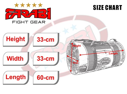 Bolsa Farabi, para Equipos de Entrenamiento y Gimnasio, Artes Marciales Mixtas, Boxeo, de formación, de Viaje (Negra) Bolsa Farabi, para Equipos de Entrenamiento y Gimnasio, Artes Marciales Mixtas, Boxeo, de formación, de Viaje (Negra)
