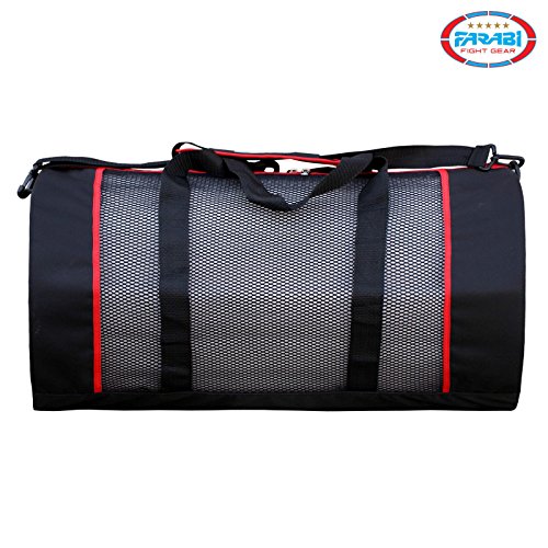 Bolsa Farabi, para Equipos de Entrenamiento y Gimnasio, Artes Marciales Mixtas, Boxeo, de formación, de Viaje (Negra) Bolsa Farabi, para Equipos de Entrenamiento y Gimnasio, Artes Marciales Mixtas, Boxeo, de formación, de Viaje (Negra)