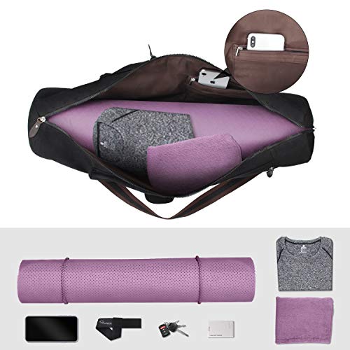 Bolsa para Esterilla de Yoga, RYACO Cremallera Completapara Esterilla de Yoga Bolsillos de Almacenamiento Funcionales, Se Adapta a la Mayoría de Las Esterillas Correa de Hombro Ajustable Tamaño Grande Bolsa para Esterilla de Yoga, RYACO Cremallera Completapara Esterilla de Yoga Bolsillos de Almacenamiento Funcionales, Se Adapta a la Mayoría de Las Esterillas Correa de Hombro Ajustable Tamaño Grande