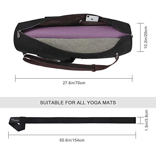 Bolsa para Esterilla de Yoga, RYACO Cremallera Completapara Esterilla de Yoga Bolsillos de Almacenamiento Funcionales, Se Adapta a la Mayoría de Las Esterillas Correa de Hombro Ajustable Tamaño Grande Bolsa para Esterilla de Yoga, RYACO Cremallera Completapara Esterilla de Yoga Bolsillos de Almacenamiento Funcionales, Se Adapta a la Mayoría de Las Esterillas Correa de Hombro Ajustable Tamaño Grande