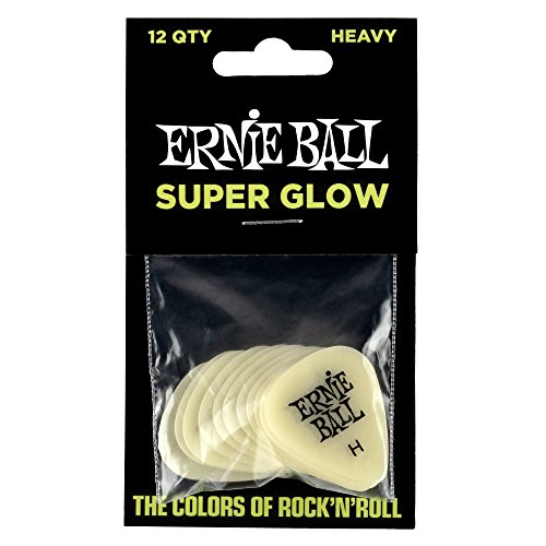 Bolsa pesada Ernie Ball Super Glow Cellulose de 12 Bolsa pesada Ernie Ball Super Glow Cellulose de 12