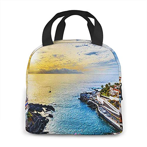 Bolsa Térmica Almuerzo Impermeable Fiambrera Isotermica, Bolsa Almuerzo Bolsa Comida Hombres, Mujeres y Niños Islas de tenerife Bolsa Térmica Almuerzo Impermeable Fiambrera Isotermica, Bolsa Almuerzo Bolsa Comida Hombres, Mujeres y Niños Islas de tenerife