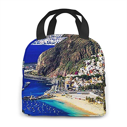 Bolsa Térmica Almuerzo Impermeable Fiambrera Isotermica, Bolsa Almuerzo Bolsa Comida Hombres, Mujeres y Niños San Andres Tenerife Bolsa Térmica Almuerzo Impermeable Fiambrera Isotermica, Bolsa Almuerzo Bolsa Comida Hombres, Mujeres y Niños San Andres Tenerife