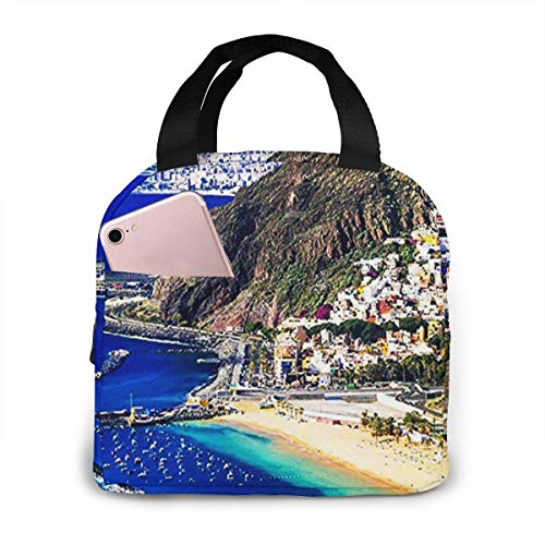 Bolsa Térmica Almuerzo Impermeable Fiambrera Isotermica, Bolsa Almuerzo Bolsa Comida Hombres, Mujeres y Niños San Andres Tenerife Bolsa Térmica Almuerzo Impermeable Fiambrera Isotermica, Bolsa Almuerzo Bolsa Comida Hombres, Mujeres y Niños San Andres Tenerife