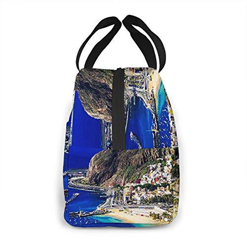 Bolsa Térmica Almuerzo Impermeable Fiambrera Isotermica, Bolsa Almuerzo Bolsa Comida Hombres, Mujeres y Niños San Andres Tenerife Bolsa Térmica Almuerzo Impermeable Fiambrera Isotermica, Bolsa Almuerzo Bolsa Comida Hombres, Mujeres y Niños San Andres Tenerife