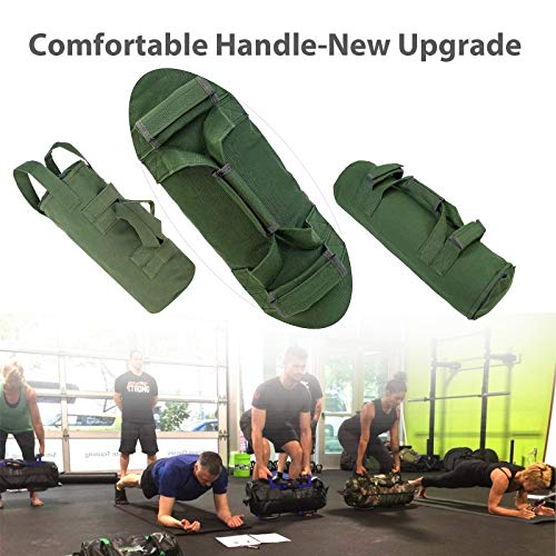 Bolsas de Arena para Levantamiento de Pesas Power Bag con Asa Cómoda y Bolsa Interior a Prueba de Fugas Ajustable en Peso, Carrera, Ejercicio, Entrenamiento Funcional,6 Handles,25KG Bolsas de Arena para Levantamiento de Pesas Power Bag con Asa Cómoda y Bolsa Interior a Prueba de Fugas Ajustable en Peso, Carrera, Ejercicio, Entrenamiento Funcional,6 Handles,25KG