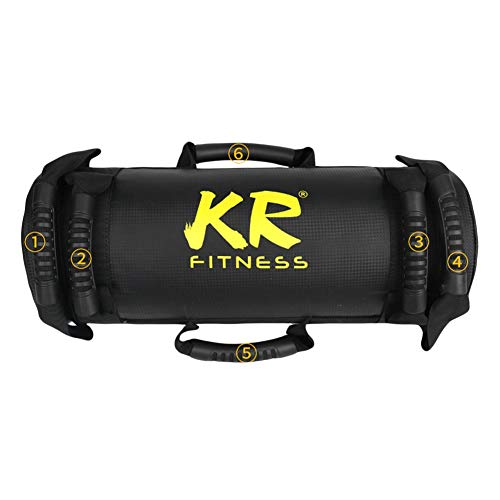 Bolsas de Arena para Levantamiento de Pesas Power Bag con Asas y Cremallera Fitness Ajustable en Peso, Carrera, Ejercicio, Levantamiento de Pesas y Entrenamiento Funcional