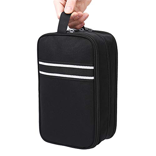 Bolsas de Aseo Hombre y Mujer, Boic Neceser de Viaje Maquillaje impermeabile Organizador de Bolso Cosmético, Travel Toiletry Bag (Negro)