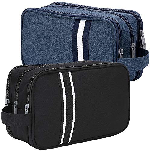 Bolsas de Aseo Hombre y Mujer, Boic Neceser de Viaje Maquillaje impermeabile Organizador de Bolso Cosmético, Travel Toiletry Bag (Negro)