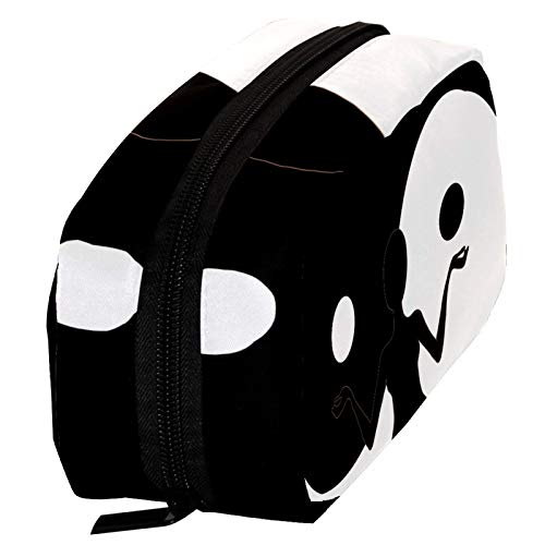 Bolsas de cosméticos para yoga y mujer en Yin Yang Símbolo práctico neceser bolsa de viaje Oragniser bolsa de maquillaje para mujeres y niñas