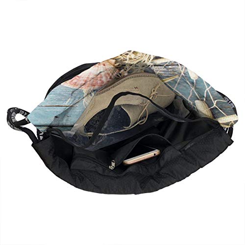 Bolsas de Gimnasia, Drawstring Backpack Beach Seashells Starfish Sand Print Travel Sport Yoga Gym Sack Bag Outdoor Bundle Backpack Laptop Bag Beach Rucksack for Men/Women Bolsas de Gimnasia, Drawstring Backpack Beach Seashells Starfish Sand Print Travel Sport Yoga Gym Sack Bag Outdoor Bundle Backpack Laptop Bag Beach Rucksack for Men/Women