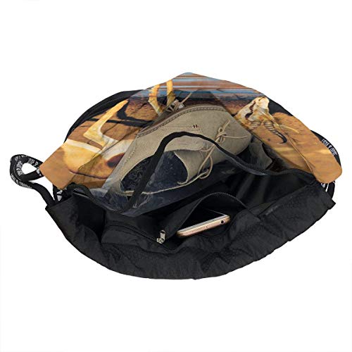 Bolsas de Gimnasia, Drawstring Backpack Deer and Lake Print Travel Sport Yoga Gym Sack Bag Outdoor Bundle Backpack Laptop Bag Beach Rucksack for Men/Women Bolsas de Gimnasia, Drawstring Backpack Deer and Lake Print Travel Sport Yoga Gym Sack Bag Outdoor Bundle Backpack Laptop Bag Beach Rucksack for Men/Women