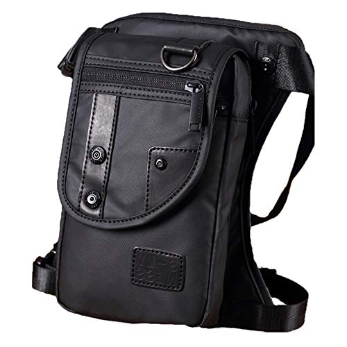 Bolsas de Nailon/anvas para Hombro, Crossbody y Motociclista, cinturón de Cadera, Bolso de Bandolera, Bolsas de Bandolera, Impermeables, Negro Bolsas de Nailon/anvas para Hombro, Crossbody y Motociclista, cinturón de Cadera, Bolso de Bandolera, Bolsas de Bandolera, Impermeables, Negro