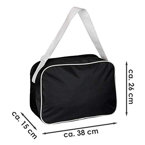 Bolso bandolera de Biathlon bici retro negro unaexperta