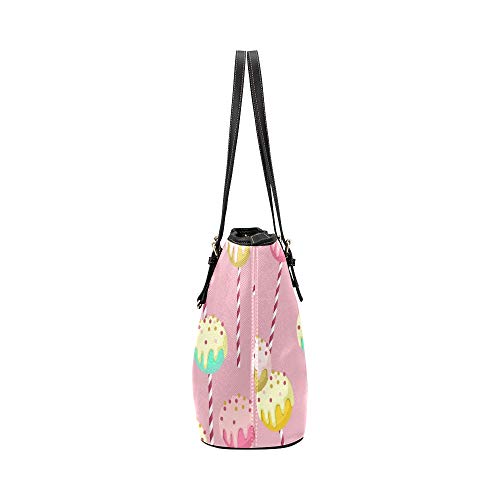 Bolso Bolso de hombro Merienda dulce Colorido Lollipop redondo Bolso de mano de cuero Bolso de mano Bolsos con cremallera Organizador de hombro para dama Niñas Mujeres Mujeres Satchel Messenger Bag Bolso Bolso de hombro Merienda dulce Colorido Lollipop redondo Bolso de mano de cuero Bolso de mano Bolsos con cremallera Organizador de hombro para dama Niñas Mujeres Mujeres Satchel Messenger Bag