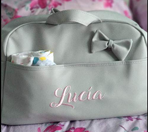 Bolso carrito bebe polipiel personalizado con nombre bordado + regalo de un babero -Danielstore Bolso carrito bebe polipiel personalizado con nombre bordado + regalo de un babero -Danielstore