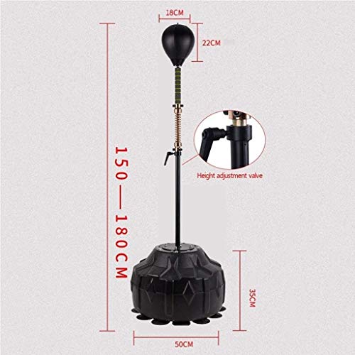 Bolso de boxeo de bola de velocidad de boxeo con soporte, bolsas de perforación pesadas para entrenamiento de MMA, alivio del estrés y aptitud, altura djustable Bolso de velocidad de bola de bota de b Bolso de boxeo de bola de velocidad de boxeo con soporte, bolsas de perforación pesadas para entrenamiento de MMA, alivio del estrés y aptitud, altura djustable Bolso de velocidad de bola de bota de b