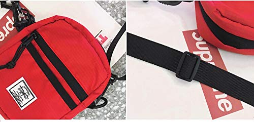 Bolso De Mujer Bolso De Hombro Pequeño Casual para Hombre Bolso De Teléfono Móvil De Viaje De Almacenamiento Pequeño De Tendencia Callejera Bolso De Mensajero con Bandolera De Nylon para Hom