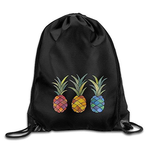 Bolso del Deporte del Gimnasio del Lazo de la piña, Mochila Ligera Grande del Saco del Gimnasio para los Hombres y Las Mujeres Bolso del Deporte del Gimnasio del Lazo de la piña, Mochila Ligera Grande del Saco del Gimnasio para los Hombres y Las Mujeres