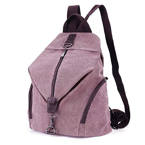 Bolso Mochila Mujer Casual Pequeña Mochilas Mujer Antirrobo, JOSEKO Señoras Bolsa de Viaje Bolsa de Escuela Bolsa Vintage Bolsa de Gran Capacidad Informal para Viajes Senderismo Regalo Mujer