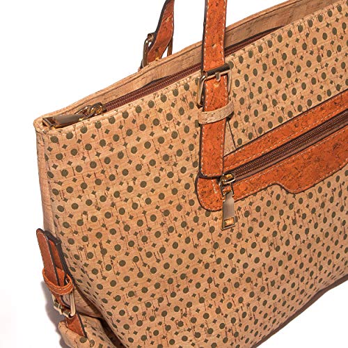 Bolso para todos los días - Bandolera de Corcho Ecológico - Vegano - Impermeable y cabe un portátil de 14" - Ideal para Yoga Pilates – Regalo para Mujer – Accesorios Moda Juvenil – Cartera - Mochila Bolso para todos los días - Bandolera de Corcho Ecológico - Vegano - Impermeable y cabe un portátil de 14" - Ideal para Yoga Pilates – Regalo para Mujer – Accesorios Moda Juvenil – Cartera - Mochila