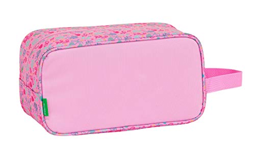 Bolso Zapatillas Zapatillero Benetton de safta 812053682, Color Rosa