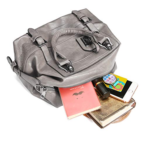 Bolsos de Mujer Retro Bolso Señora Tote, JOSEKO Bolso de Hombro de Cuero Mensajero Bolso Bandolera Bolsillos de Compras Elegantes de la Señora Trabajo Diario Vida Navidad y Fiesta Bolsos de Mujer Retro Bolso Señora Tote, JOSEKO Bolso de Hombro de Cuero Mensajero Bolso Bandolera Bolsillos de Compras Elegantes de la Señora Trabajo Diario Vida Navidad y Fiesta