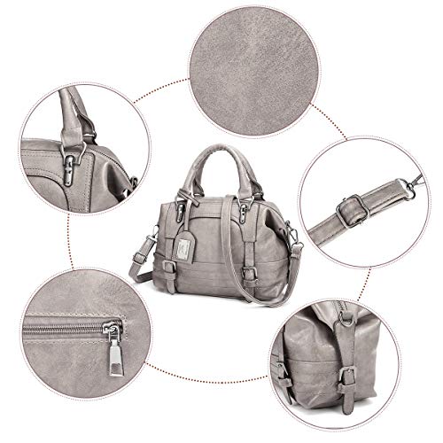 Bolsos de Mujer Retro Bolso Señora Tote, JOSEKO Bolso de Hombro de Cuero Mensajero Bolso Bandolera Bolsillos de Compras Elegantes de la Señora Trabajo Diario Vida Navidad y Fiesta Bolsos de Mujer Retro Bolso Señora Tote, JOSEKO Bolso de Hombro de Cuero Mensajero Bolso Bandolera Bolsillos de Compras Elegantes de la Señora Trabajo Diario Vida Navidad y Fiesta