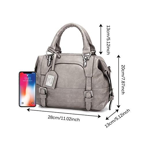 Bolsos de Mujer Retro Bolso Señora Tote, JOSEKO Bolso de Hombro de Cuero Mensajero Bolso Bandolera Bolsillos de Compras Elegantes de la Señora Trabajo Diario Vida Navidad y Fiesta Bolsos de Mujer Retro Bolso Señora Tote, JOSEKO Bolso de Hombro de Cuero Mensajero Bolso Bandolera Bolsillos de Compras Elegantes de la Señora Trabajo Diario Vida Navidad y Fiesta