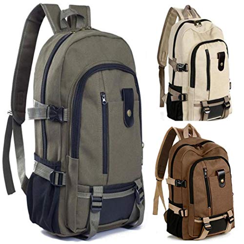 Bolsos mochila para Hombre 2018 Moda PAOLIAN Casual Bolsas de Viaje Aire libre y deportes Macutos de senderismo Bandoleras de Lona Mochila Grande Gran capacidad Hombre