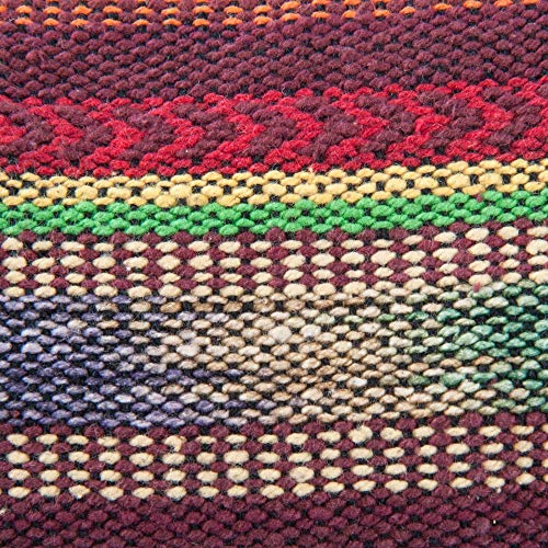 Bolster de yoga tribal de 60 x 20 cm, redondo, 3,75 kg, acolchado con cáscara de trigo sarraceno – para posiciones de yoga de recuperación y relajación profunda Bolster de yoga tribal de 60 x 20 cm, redondo, 3,75 kg, acolchado con cáscara de trigo sarraceno – para posiciones de yoga de recuperación y relajación profunda