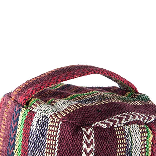 Bolster de yoga tribal de 60 x 20 cm, redondo, 3,75 kg, acolchado con cáscara de trigo sarraceno – para posiciones de yoga de recuperación y relajación profunda Bolster de yoga tribal de 60 x 20 cm, redondo, 3,75 kg, acolchado con cáscara de trigo sarraceno – para posiciones de yoga de recuperación y relajación profunda