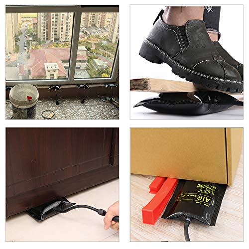 Bomba De Aire Cuña,AUCMA 2pcs Cuña de aire con una cuña roja Alineación de la bomba Cuña Barra de palanca inflable para la instalación de la ventana de la puerta del hogar Bomba De Aire Cuña,AUCMA 2pcs Cuña de aire con una cuña roja Alineación de la bomba Cuña Barra de palanca inflable para la instalación de la ventana de la puerta del hogar