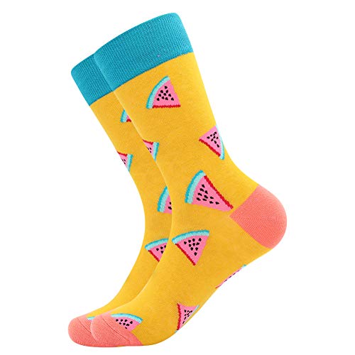 BONANGEL Calcetines Estampados de las Mujeres, Mujeres Ocasionales Calcetines Divertidos Impresos de Algodón de Pintura Famosa de Arte Calcetines, Calcetines de Colores de moda (12 Pares-Fruits) BONANGEL Calcetines Estampados de las Mujeres, Mujeres Ocasionales Calcetines Divertidos Impresos de Algodón de Pintura Famosa de Arte Calcetines, Calcetines de Colores de moda (12 Pares-Fruits)