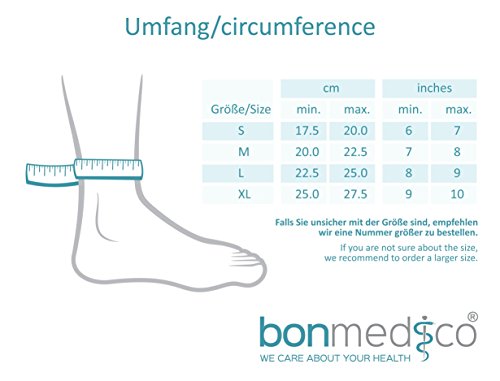 bonmedico Ekto Vendaje de Tobillo, Vendaje Deportivo de Tobillo, Estabilidad para Dolor de Tobillo, Soporte Ultrafino para Protección, Izquierda y derecha, Unisex, M bonmedico Ekto Vendaje de Tobillo, Vendaje Deportivo de Tobillo, Estabilidad para Dolor de Tobillo, Soporte Ultrafino para Protección, Izquierda y derecha, Unisex, M