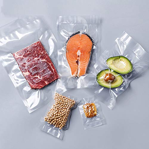 Bonsenkitchen Bolsas de Vacio para Alimentos, Rollos al Vacio Gofradas para para Conservación de Alimentos y Sous Vide Cocina & Boilable (50 Bolsas 15x25cm) - VB8905 Bonsenkitchen Bolsas de Vacio para Alimentos, Rollos al Vacio Gofradas para para Conservación de Alimentos y Sous Vide Cocina & Boilable (50 Bolsas 15x25cm) - VB8905