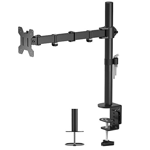 BONTEC Soporte para Monitor 13-32 Zoll y La Base Ajustable de Brazo de Escritorio de Las Pantallas de Monitor de TV, LCD y Computadora Altura Ajustable 10 kg VESA 75x75/100x100 Negro BONTEC Soporte para Monitor 13-32 Zoll y La Base Ajustable de Brazo de Escritorio de Las Pantallas de Monitor de TV, LCD y Computadora Altura Ajustable 10 kg VESA 75x75/100x100 Negro