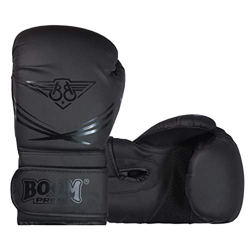 BOOM Prime Guantes de boxeo de 10 onzas, 12 oz, 14 oz, 16 oz, Guantes de entrenamiento Sparring Guantes de boxeo para hombres y mujeres Kickboxing MMA artes marciales Muay Thai (10oz)